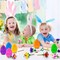 12PCS Easter Flower Building Blocks with Easter Eggs Toys Building Brick Blocks for Party Favor Easter Basket Stuffers Toys Stacking Block Sets for Kids Adults Classroom Prizes Gifts